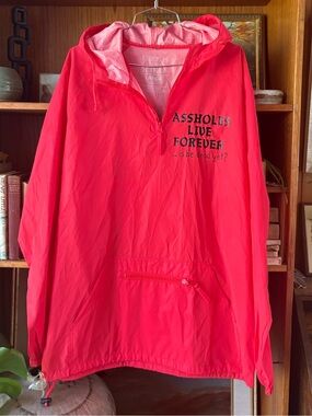 Graphic Nylon Anorak Jacket L